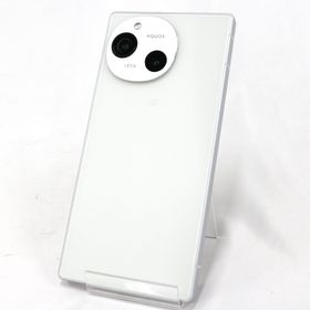 シャープ(SHARP)の[中古] シャープ AQUOS R9 SH-M28 スマートフォン SIMフリーホワイト[非常に良い(A)](スマートフォン本体)