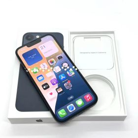 【中古品Bランク】iPhone 13 128GB SIMフリー [ミッドナイトブラック] MLNC3J/A 最大容量100％