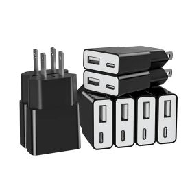 TOPWE USB 充電器 コンセント Type-C USB-C 小型 超薄型 【PSE技術基準・1A/5W出力・USB-Cポート＋USB-Aポート 】 タイプc 充電器 iPhone/Android Galaxy S22/S10 Xperia AQUOS 1