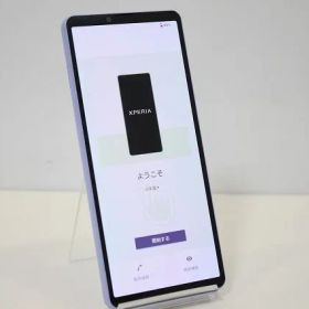スマートフォン 本体 Xperia 10 V SOG11 SONY au SIMフリー 残債なし 128GB パープル