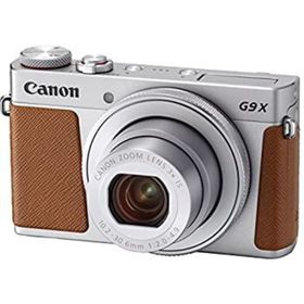 【中古】Canon コンパクトデジタルカメラ PowerShot G9 X Mark II シルバー 1.0型センサー/F2.0レンズ/光学3倍ズーム PSG9XMARKIISL(コンパクトデジタルカメラ)