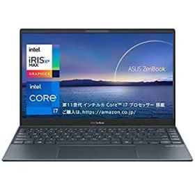 【中古】「非常に良い」インテル Core i7搭載 ASUS 薄型 軽量 ノートパソコン ZenBook 13 UX325EA(16GB%ｶﾝﾏ% 512GB/約1.15kg/13.3インチ/バッテリー駆動 約14.4時間/Wif