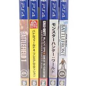 UH3082 PS4 ソフト 5点 / COD BO3 GOTY版 / BF4 プレミアムエディション / スターウォーズ バトルフロント / モンハンワールド など