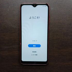 Galaxy A21スマートフォン docomo レッド