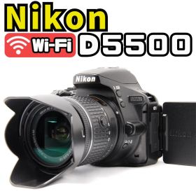 Nikon ニコン D5500 一眼レフ レンズキット Wi-Fi AF-P