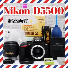 ショット数少❤️Nikon D5500❤️自撮り楽々✨Wi-Fi搭載カメラ