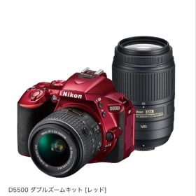 【美品Wi-Fi搭載】Nikon D5500レッドダブルズームセット★スマホ転送