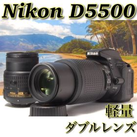 スマホ転送OK✨Nikon D5500 自撮りもラクラク WiFi搭載 簡単操作