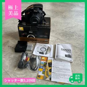 【極美品】Nikon D5500レンズキットシャッター数5,109回 防湿庫管理