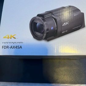 SONY 4K ハンディカム FDR-AX45A 本体 ブラウン レンズカバー付