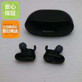 【中古】美品 WF-SP800N ブラック ワイヤレスイヤホン SONY 安心保証 土日祝発送OK
