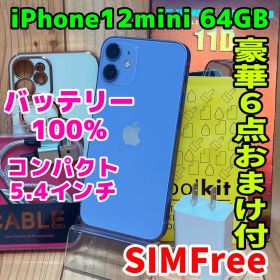 SIMフリー 本体 iPhone 12 mini 64 GB パープル 046