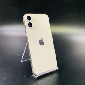 【最速発送】 iPhone 12 mini 128GB White softbank 白ロム【難有】 76%