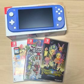 ニンテンドースイッチ(Nintendo Switch)のNintendo Switch Lite ブルー ソフト4本、メモカ付き(家庭用ゲーム機本体)