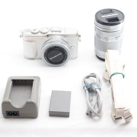 OLYMPUS ミラーレス一眼カメラ PEN E-PL10 EZダブルズームキット ホワイト