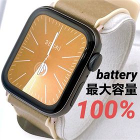 アップルウォッチ(Apple Watch)のApple Watch 本体 series 5 バッテリー 100% 4461(その他)