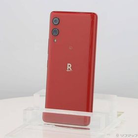 〔中古〕楽天モバイル Rakuten Hand 5G 128GB クリムゾンレッド P780 楽天 SIMフリー〔368-ud〕