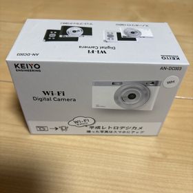 ⭐︎慶洋エンジニアリング WiFiレトロデジタルカメラ AN-DC003(WH)(コンパクトデジタルカメラ)