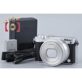 【中古】Nikon ニコン 1 J5 シルバー 標準パワーズームキット シャッター回数僅少