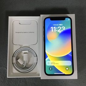 美品 国内版 SIMフリー iPhone12 mini 64GB ブルー色