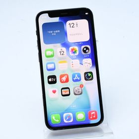 【動作可＊電池100 %】 au SIMフリー iPhone12 mini 64GB ブラック