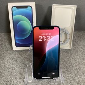 美品 国内版 SIMフリー iPhone12 mini 64GB ブルー色