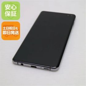 新品同様 SIMフリー Galaxy S10+ ブラック スマホ 本体 白ロム 土日祝発送OK 06000