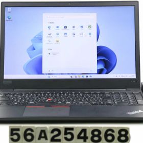 Lenovo ThinkPad E580 Core i5 8250U 1.6GHz/8GB/256GB(SSD)/15.6W/FHD(1920x1080)/Win11【中古】【20260415】
