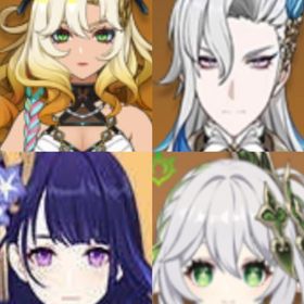 最安值（原神）★5×4シロネン+ヌヴィレット➕雷電將軍➕ナヒーダ、冒...