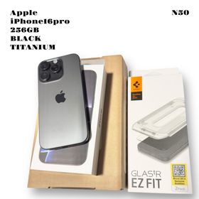 アイフォーン(iPhone)の2024年新作！ Apple iPhone 16 pro 256GB ブラック黒(スマートフォン本体)