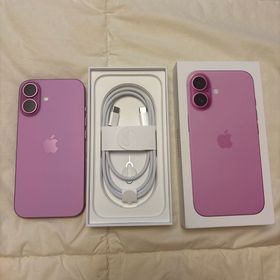 アップル(Apple)の【値下げ中】iPhone16 128GB ピンク ケ スセット(スマートフォン本体)