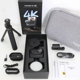 【美品】Insta360 GO 3S 128GB CINSAATA GO3S13 ブラック アクションカメラ インスタ ゴー 本体