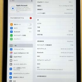 【バッテリー94%・SIMフリー】iPad Air M2 11インチ WiFi+cellular 128GB パープル 美品