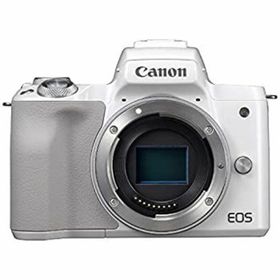 【中古】キヤノン EOS Kiss M ボディ ホワイト(ミラーレス一眼)