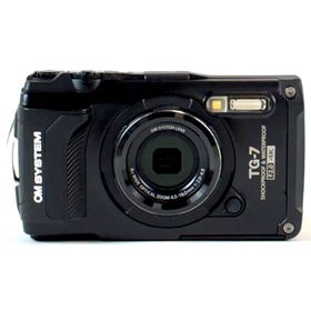 オーエムシステム OM SYSTEM Tough TG-7 ブラック 中古(コンパクトデジタルカメラ)