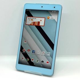 【良品】Qua tab QZ8 KYT32 au SIMロック解除済 32GB チョコミント 8インチ」 白ロム タブレット本体 送料無料 中古 S252
