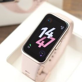 状態良好 HUAWEI ファーウェイ Band 10 スマートウォッチ ピンク NOR-B19 1.47インチAMOLED・最大14日間稼働