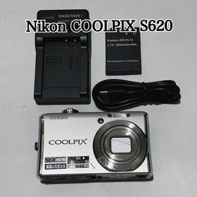 ニコン(Nikon)のNikon COOLPIX S620 シルバー ニコン デジタルカメラ (コンパクトデジタルカメラ)