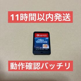 ★11時間以内発送★美品 Go Vacation Nintendo Switch
