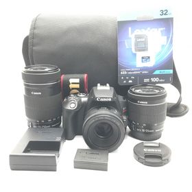 極美品Canon EOS kiss x10 トリプルレンズセット♪レンズ3本付き(デジタル一眼)