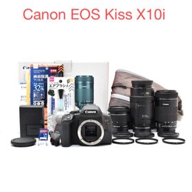 キヤノン(Canon)のCanon EOS Kiss X10i トリプルレンズセット(デジタル一眼)