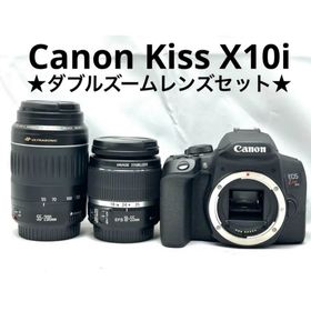 卒業入学フルセット♪Canon EOS kiss X10iダブルズームレンズ♪(デジタル一眼)