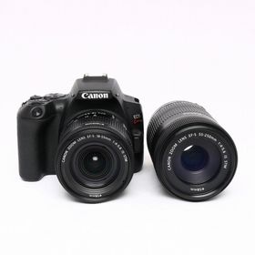 キヤノン(Canon)の【中古】(キヤノン) Canon EOS KISS X10 ダブルズームキツト ブラツク(コンパクトデジタルカメラ)