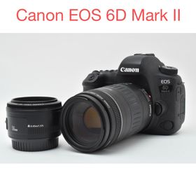キヤノン(Canon)の一眼レフカメラ Canon EOS 6D Mark II /ダブルレンズセット(デジタル一眼)