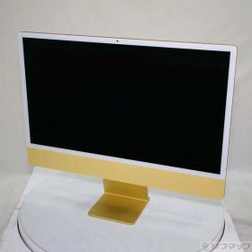 【中古】Apple(アップル) iMac 24-inch Mid-2021 Z12S0005V Apple M1 8コアCPU_8コアGPU 8GB SSD256GB イエロー 〔26.3 Tahoe〕 【258-ud】