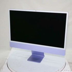 【中古】Apple(アップル) iMac 24-inch Mid-2021 Z13100057 Apple M1 8コアCPU_8コアGPU 8GB SSD512GB パープル 〔15.7 Sequoia〕 【377-ud】