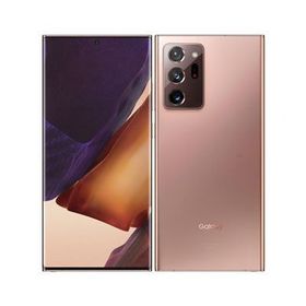 ★SIMフリー★SCG06 Galaxy Note20 Ultra 5G 256GB ブロンズ
