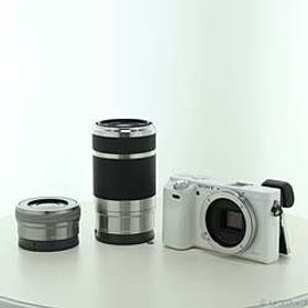〔中古品〕 α6000 ダブルズームレンズキット W ILCE-6000Y ホワイト〔中古品〕 α6000 ダブルズームレンズキット W ILCE-6000Y ホワイト