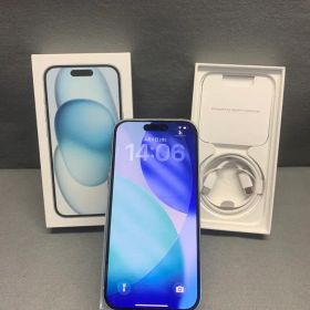 美品 国内版 SIMフリー iPhone15 128GB ブルー色