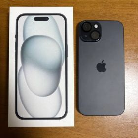 美品 Apple iPhone 15 128GB ブラック
